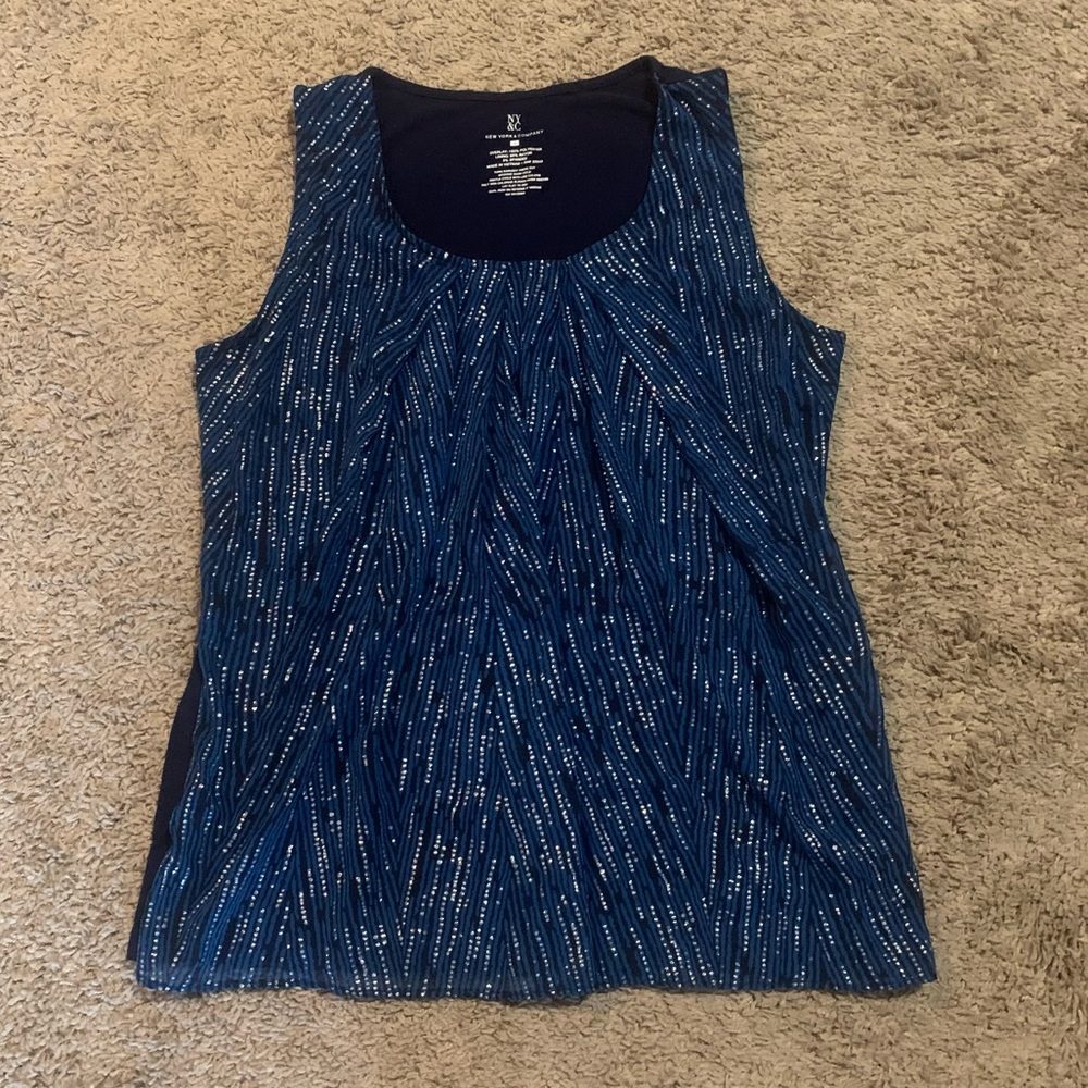 New York & Co Sleeveless Top Small